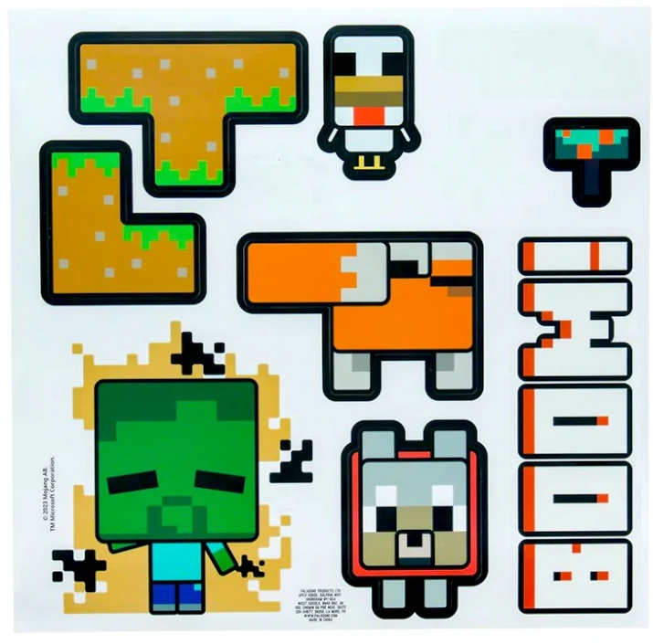 Out of the blue Paladone MINECRAFT Sieninis laikrodis ŚWIECĄCY CREEPER DLA DZIECI / PREZENT / ORYGINALNY