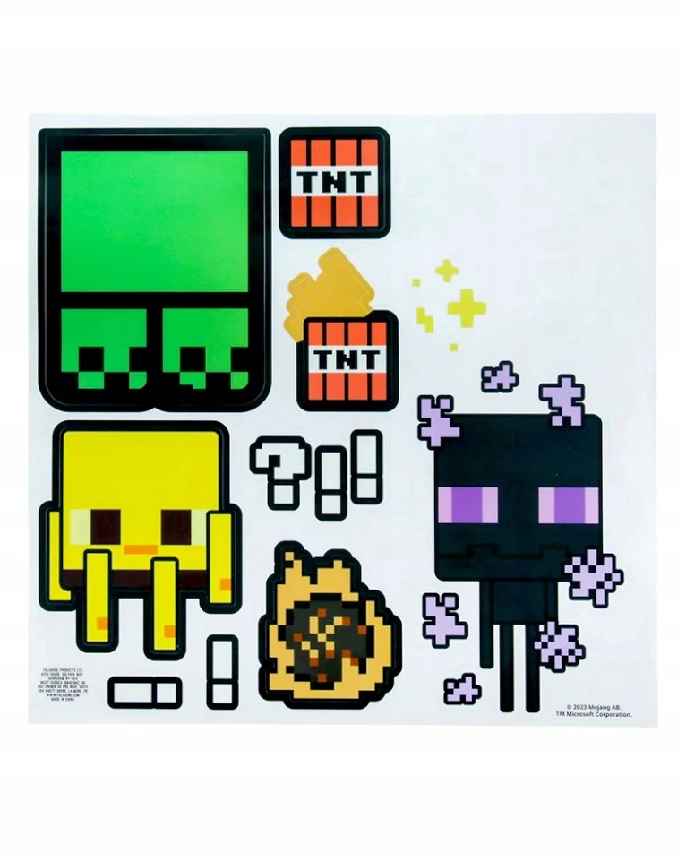 Out of the blue Paladone MINECRAFT Sieninis laikrodis ŚWIECĄCY CREEPER DLA DZIECI / PREZENT / ORYGINALNY