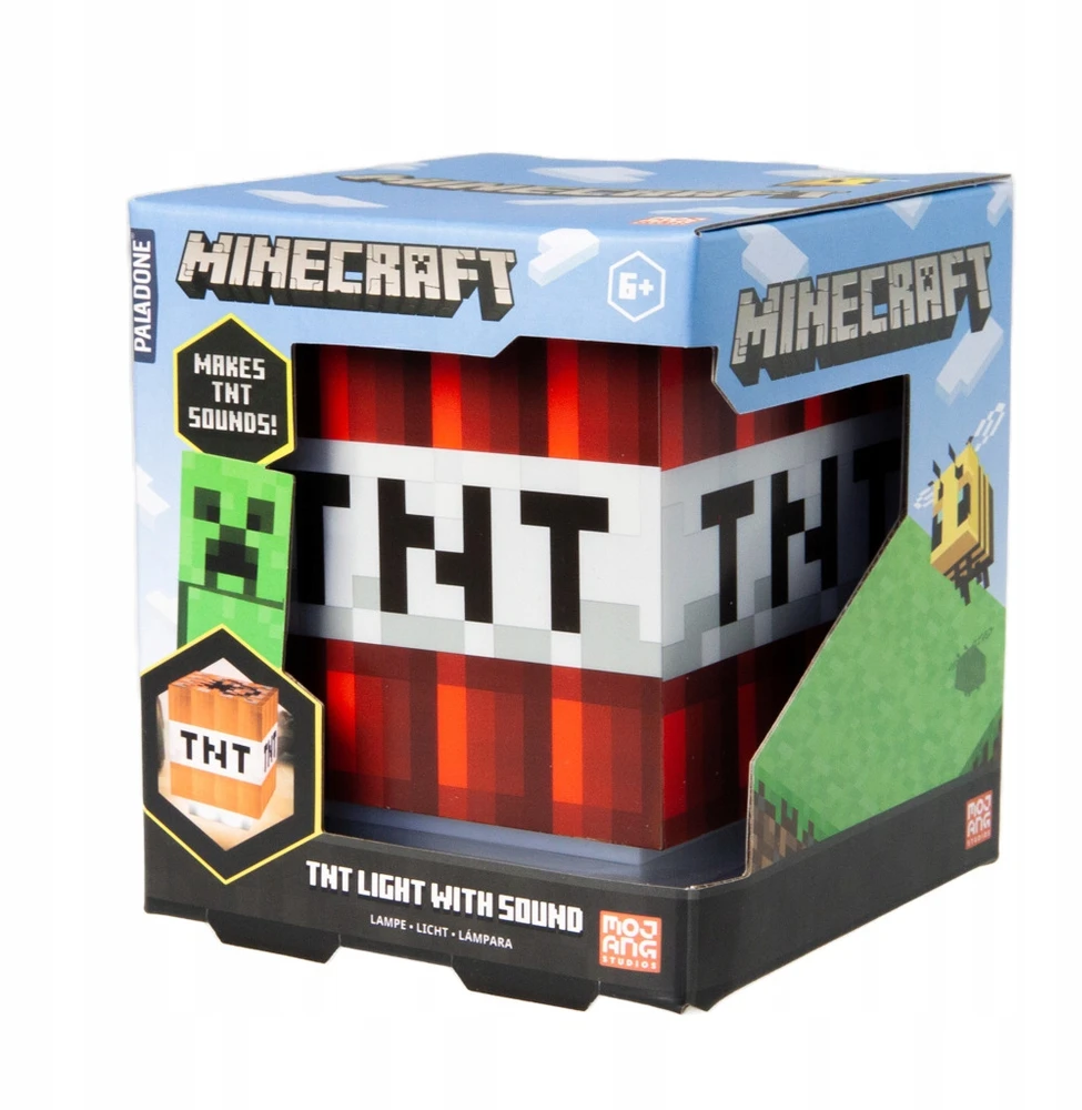 Paladone Minecraft TNT Lempa su Garsu