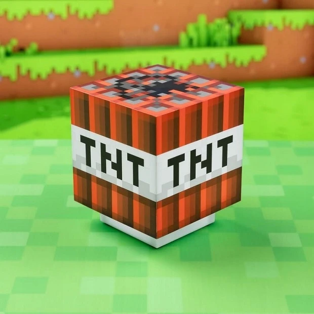 Paladone Minecraft TNT Lempa su Garsu
