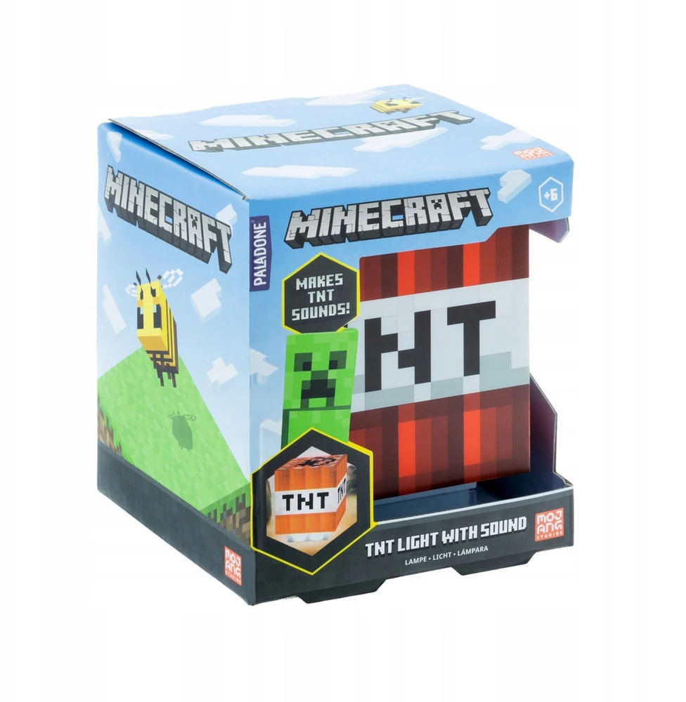 Paladone Minecraft TNT Lempa su Garsu