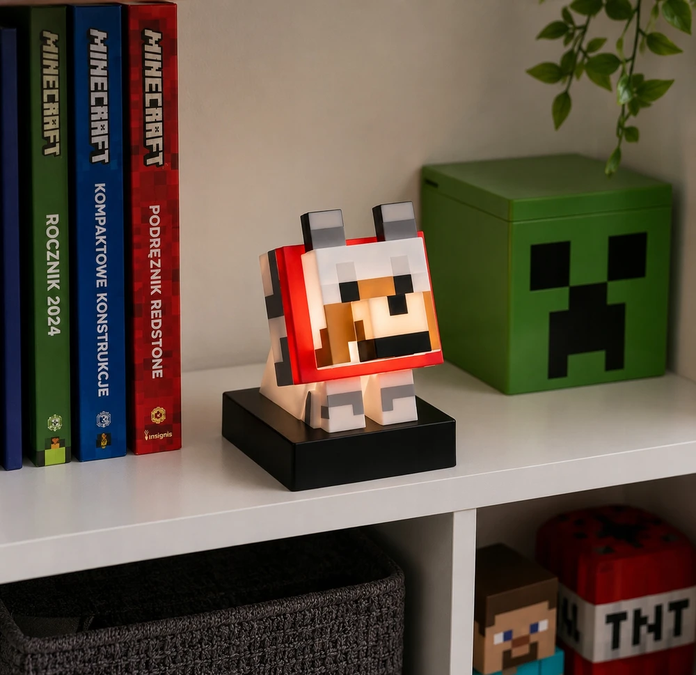 Paladone Minecraft Wolf Icon Lempa