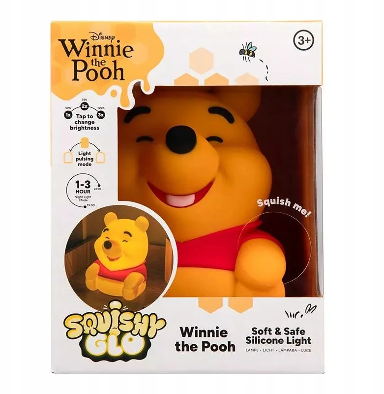 Paladone SILIKONOWA LAMPKA Z AKUMULATOREM DISNEY KUBUŚ PUCHATEK 15 CM