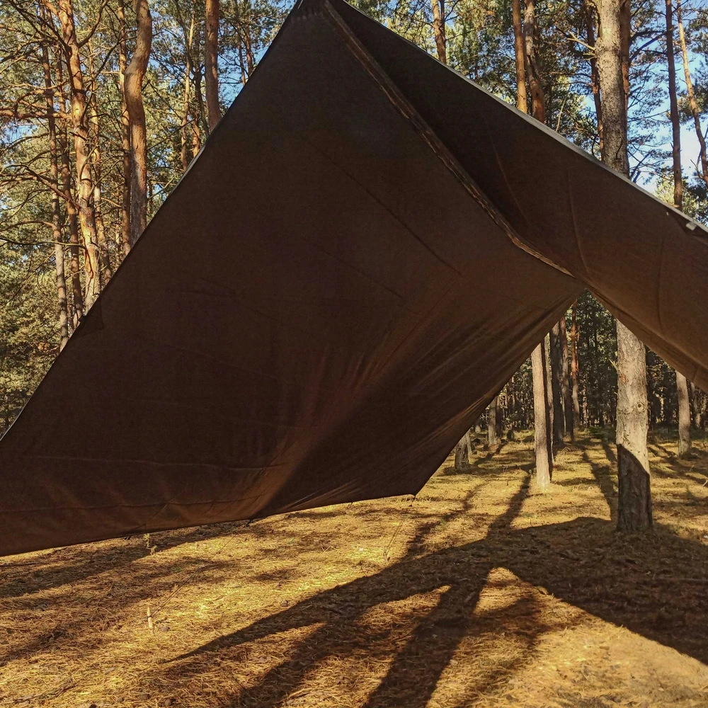 Palapinių priedas TigerWood, juodas