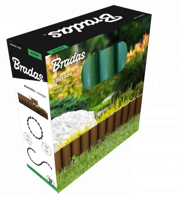 Bradas Palisadinis apvadas 2,5 m rudas OBP1202-002BN