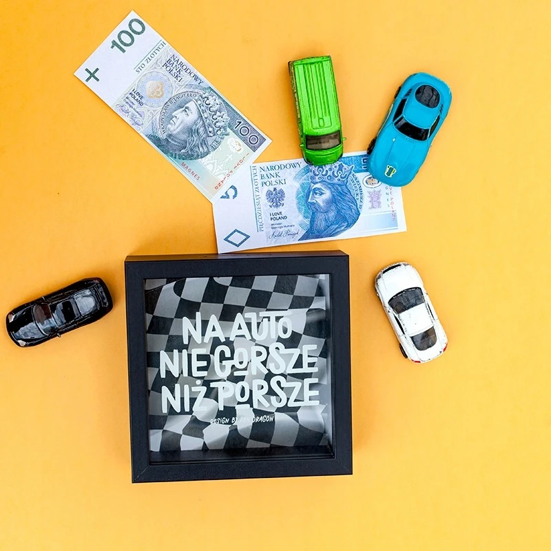 Pan Dragon Dėžutė taupymui "mano automobilis" - stilinga dovana