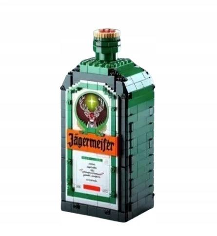 Pan i Pani Gadżet 3D BLOKELIAI SUAUGUSIEMS JAGERMEISTER BUTELIŲ KOLEKTORIAUS DEKORAVIMAS