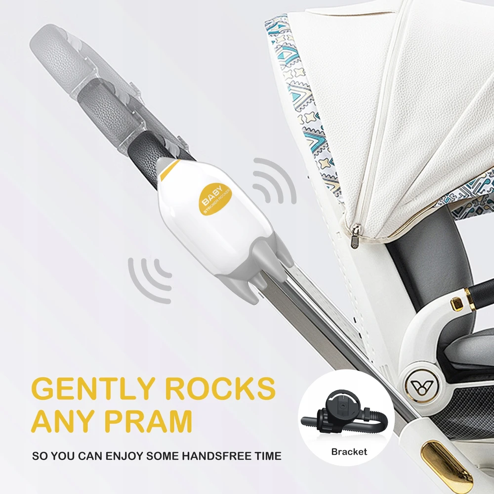 Pan i Pani Gadżet BABY ROCKER NEŠIOJAMAS KŪDIKIO SLEEP ROCKER LOPŠYS VEIKIMUMS, ĮKRAUTAS USB