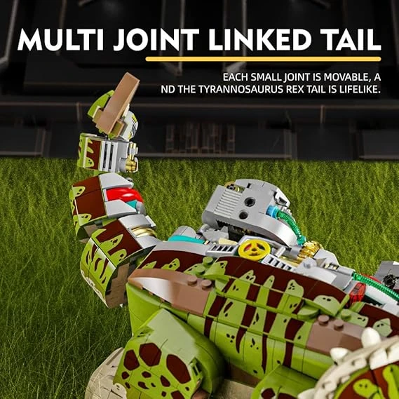 Pan i Pani Gadżet KONSTRUKCINIŲ BLOKŲ RINKINYS DINOZAURO TRICERATOPS | DĖL STATYBOS