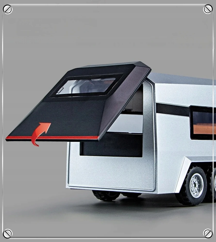 Pan i Pani Gadżet Model Tesla Cybertruck 1:32 su Quad, Led ir garsu