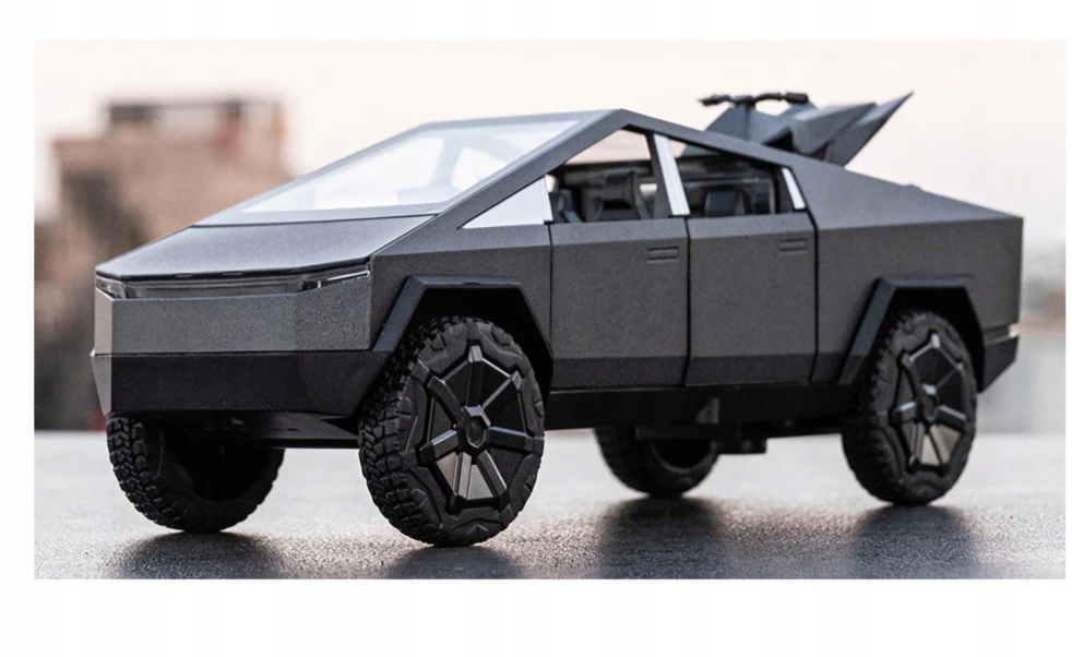 Pan i Pani Gadżet Model Tesla Cybertruck 1:32 su Quad, Led ir garsu