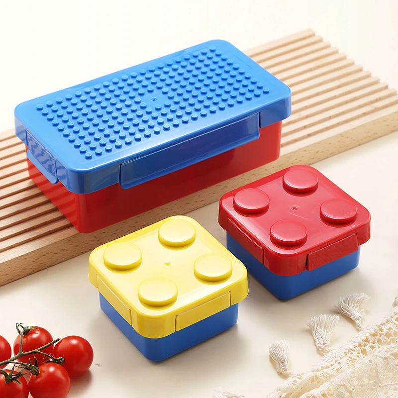 Pan i Pani Gadżet PIETŲ DĖŽĖS KONTEERINĖ PIETŲ DĖŽĖ VAIKAMS TINKA L*GO 3IN1