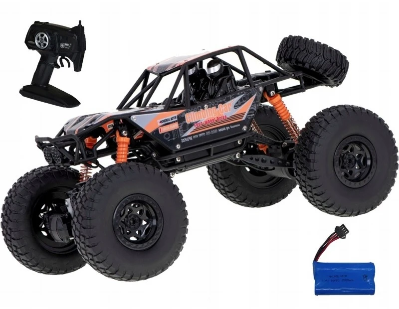Pan i Pani Gadżet RC CAR 4X4 NUOTOLINIO PULTO VALDOMAS VIŠEELĖS VIŠKINĖLIS DIDELIS 48CM RC AUTO