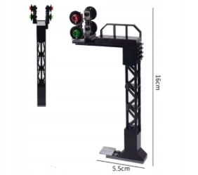 Pan i Pani Gadżet SEMAPHOR RAILWAY SIGNALS TRAUKINIS KRANTAS Į L*GO CITY 60197