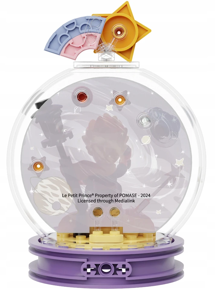 Pantasy Fantazijos statybiniai blokai Mažasis princas Žvaigždėta lempa Žvaigždėta lempa Le Petit Prince 82 vnt.