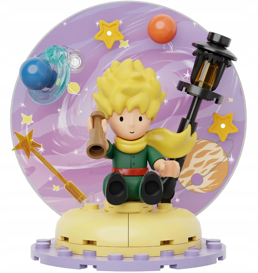 Pantasy Fantazijos statybiniai blokai Mažasis princas Žvaigždėta lempa Žvaigždėta lempa Le Petit Prince 82 vnt.