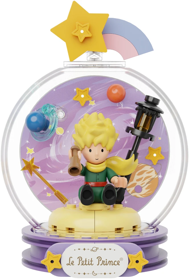 Pantasy Fantazijos statybiniai blokai Mažasis princas Žvaigždėta lempa Žvaigždėta lempa Le Petit Prince 82 vnt.
