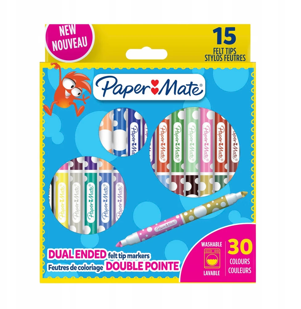 Papermate Flomasteriai Paper Mate Dual 15 vnt. - 2180804