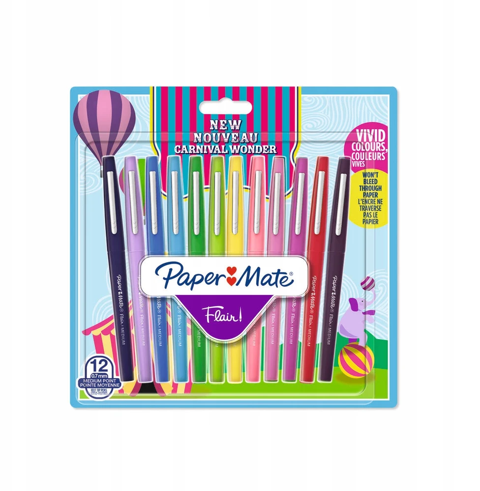 Papermate Flomasteriai Paper Mate Flair Carnival M 12 vnt. - 2108466