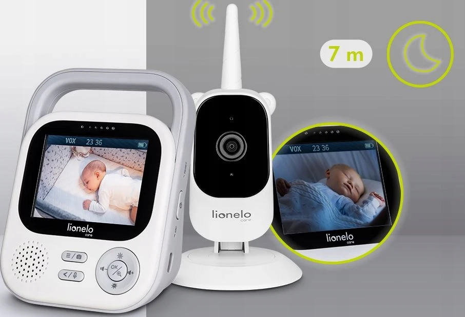 Papildoma Full Hd kamera Lionelo Babyline 3.2 elektroninei auklei