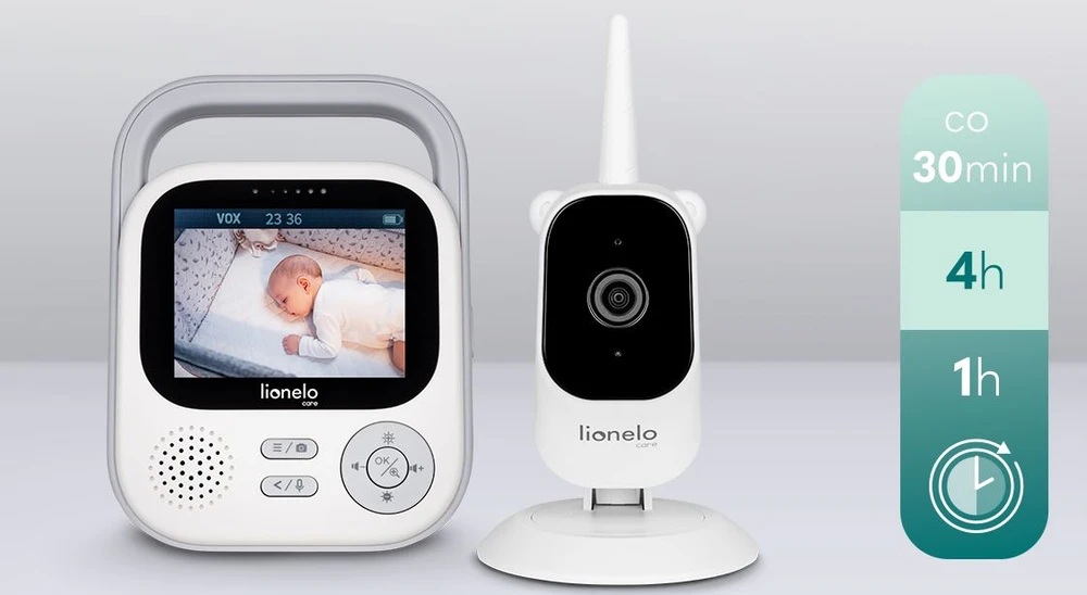 Papildoma Full Hd kamera Lionelo Babyline 3.2 elektroninei auklei