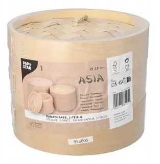 Papstar Bambuko bao garintuvas garinimui "ASIA" 13,5x18cm 3 vnt 1vnt.