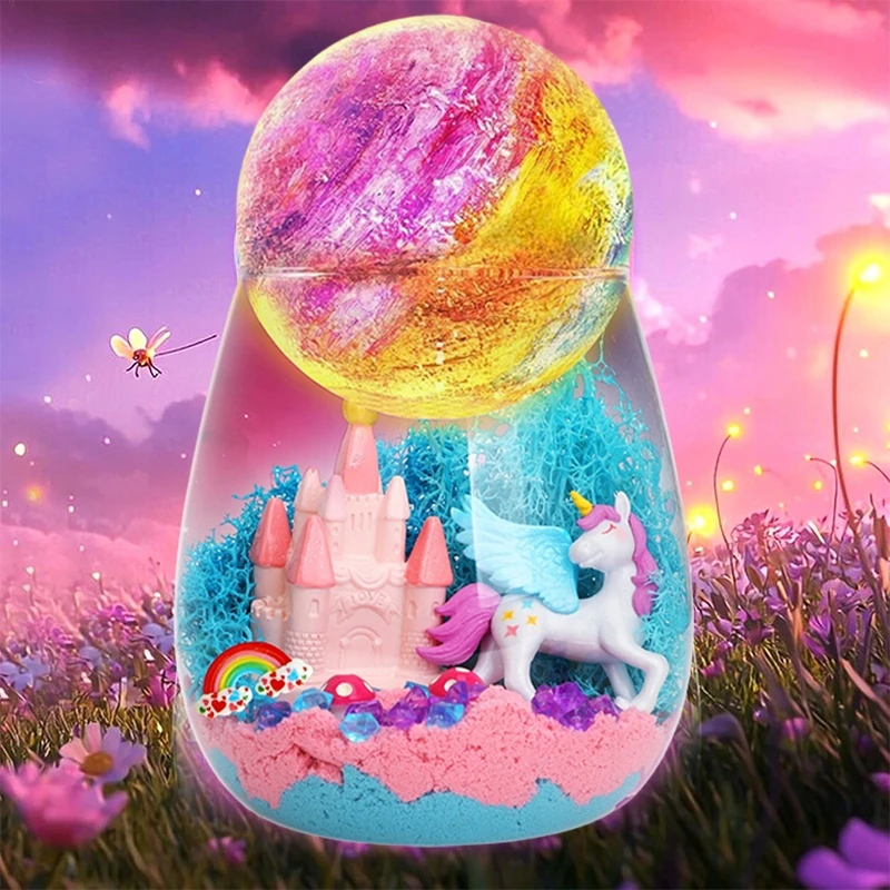 Para Toys CREATIVE SET vienaragis MAGIC TERRARIUM DIY CRYSTAL LAMP nuotolinio valdymo pultas