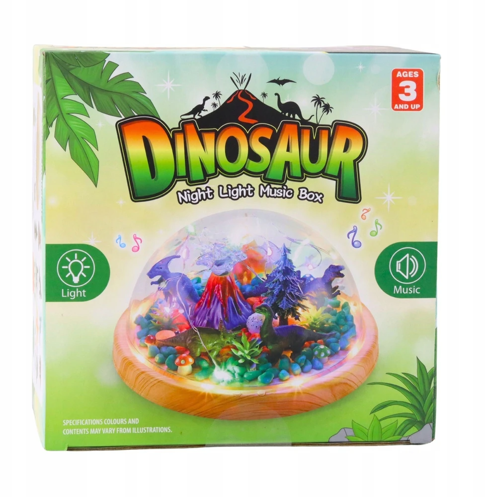 Para Toys Dinozaurų naktinio apšvietimo rinkinys Kūrybinis terariumo „pasidaryk pats“ dovana berniukui
