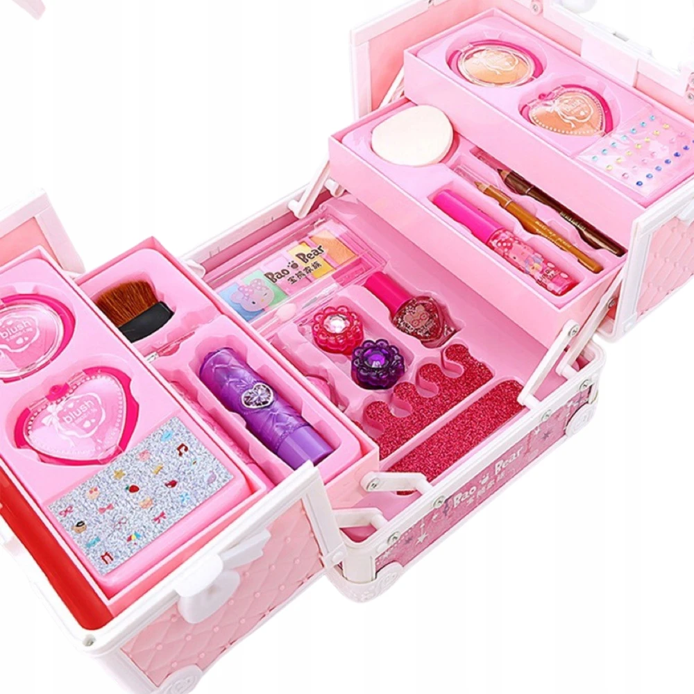 Para Toys KOSMETIKOS DĖŽUTĖ MAKIAŽAS IR NAGŲ RINKINYS PaRa Žaislai MERGAITĖMS