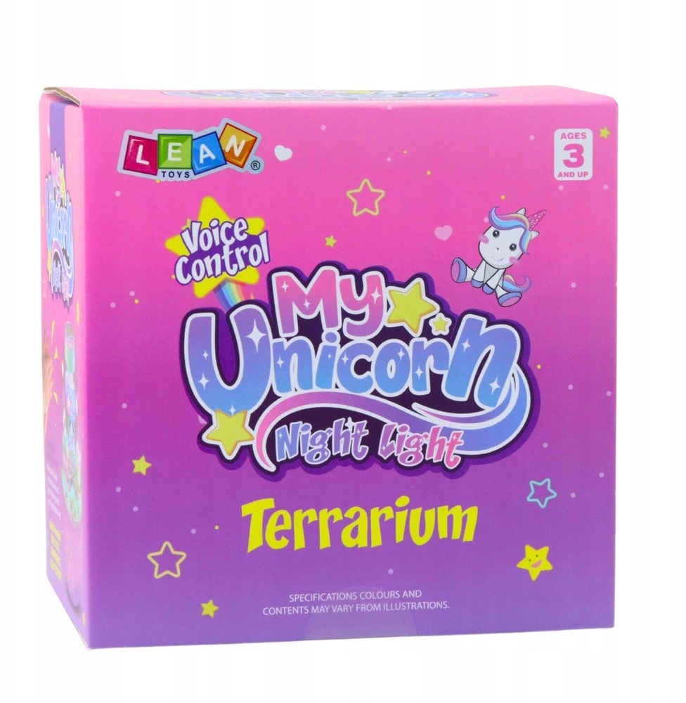 Para Toys Kūrybinis „pasidaryk pats“ rinkinys „Unicorn“ naktinė lempa, valdoma balsu, skirta vaikų dienai