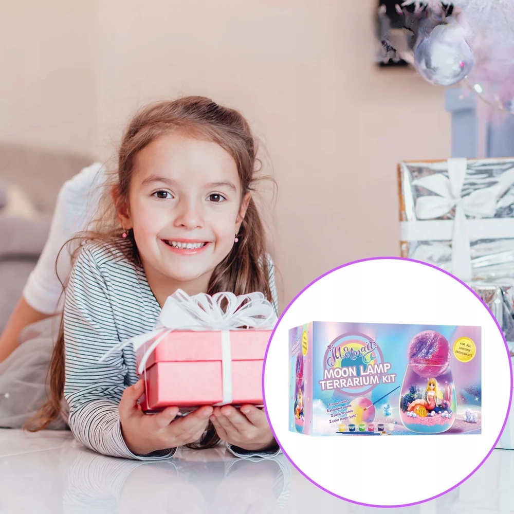 Para Toys MERMAID TERRARIUM CRAFT RINKINYS VAIKAMS LED RGB FIRMĖS PARA ŽAISLAI