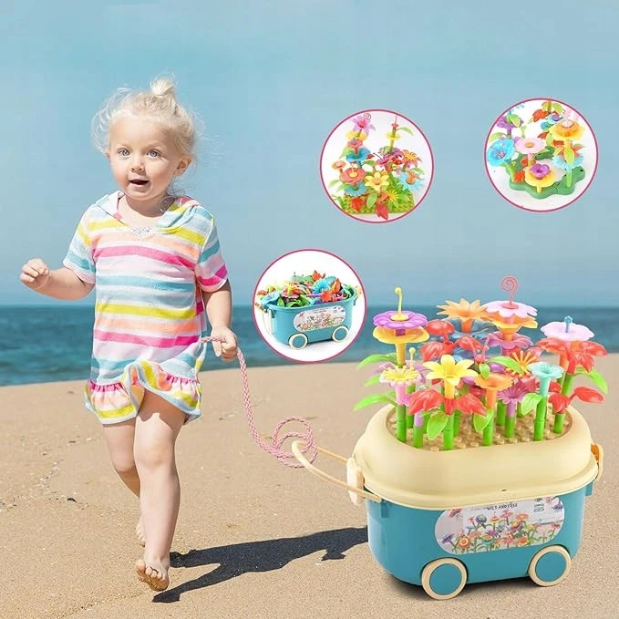 Para Toys MOKYMOSI STATYBINIAI KLUOKAI GĖLYDUI SURENGITI, DIDELI DĖŽE