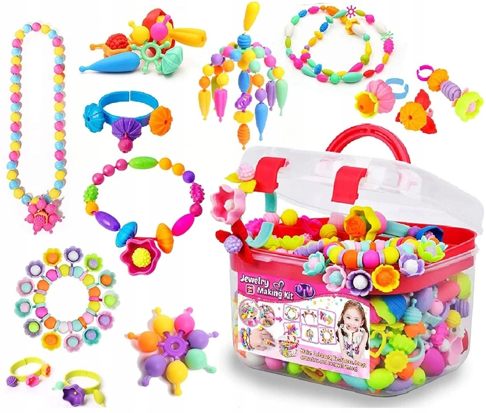 Para Toys XXL RINKINYS PAPUOŠALŲ GAMYBAI APYRANKĖS KAROLIAI KORĖLIAI DOVANA