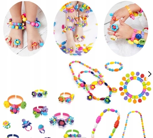 Para Toys XXL RINKINYS PAPUOŠALŲ GAMYBAI APYRANKĖS KAROLIAI KORĖLIAI DOVANA