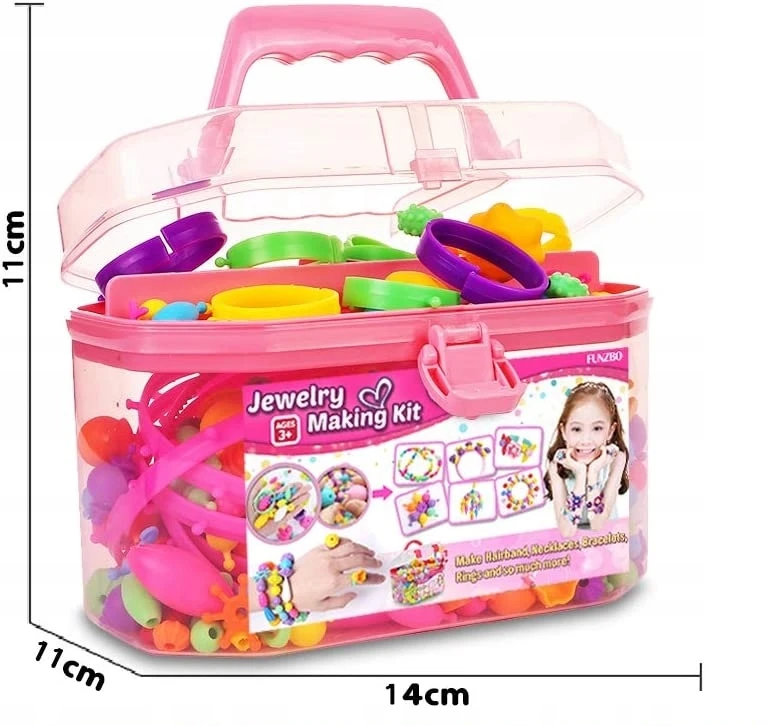 Para Toys XXL RINKINYS PAPUOŠALŲ GAMYBAI APYRANKĖS KAROLIAI KORĖLIAI DOVANA