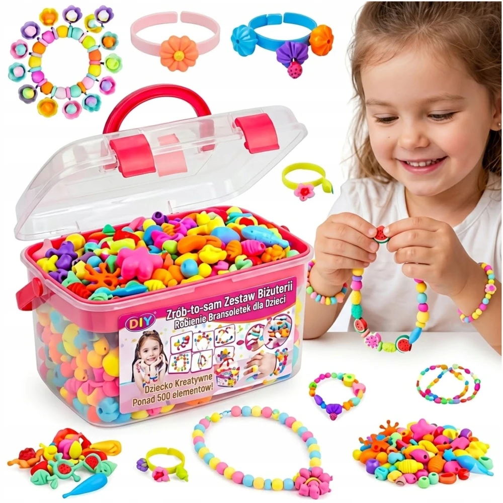 Para Toys XXL RINKINYS PAPUOŠALŲ GAMYBAI APYRANKĖS KAROLIAI KORĖLIAI DOVANA
