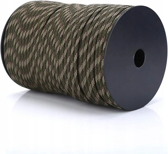 „Paracord“ tvirta nailoninė išgyvenimo virvė 50 m 4 mm