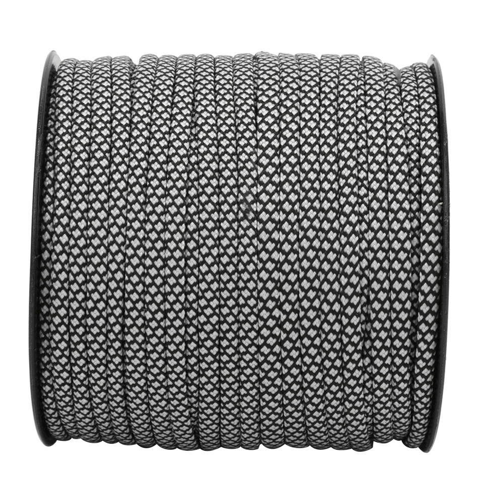 Paracord virvė 4 mm 7 gyslų 50 m gelbėjimo virvė palapinės surišimui