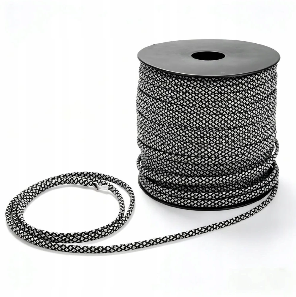 Paracord virvė 4 mm 7 gyslų 50 m gelbėjimo virvė palapinės surišimui