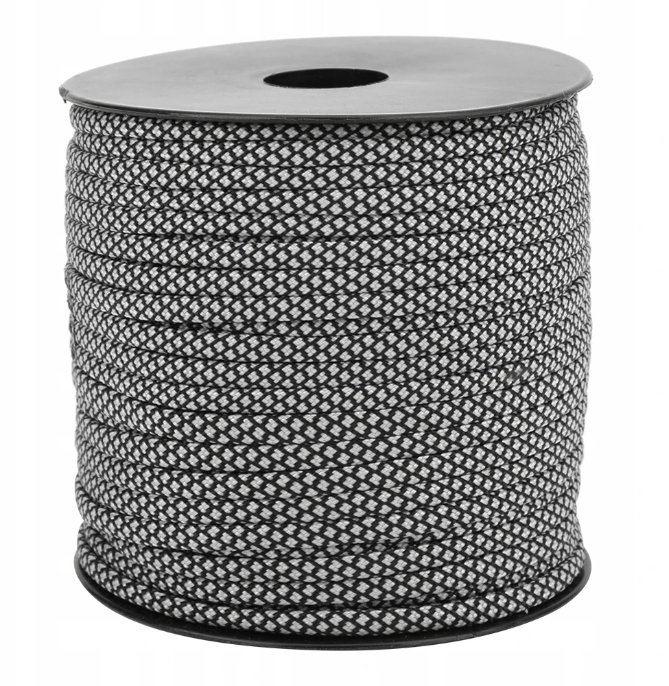 Paracord virvė 4 mm 7 gyslų 50 m gelbėjimo virvė palapinės surišimui