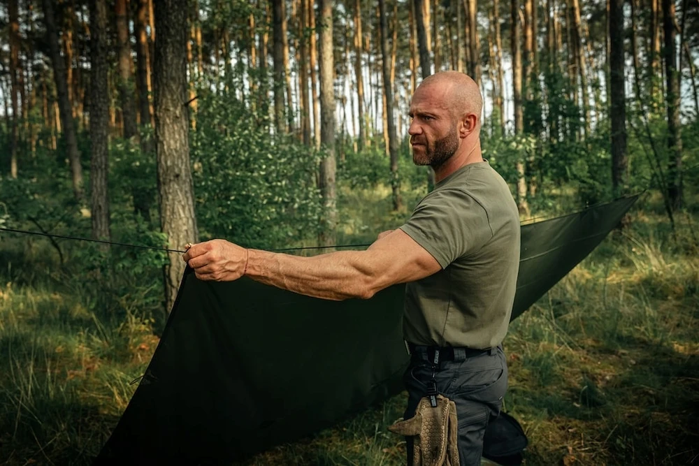 Virvutė PARACORD BADGER OUTDOOR 550 juoda 30 M