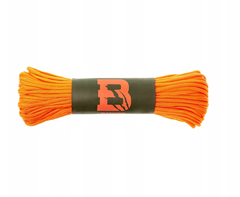Virvutė PARACORD BADGER OUTDOOR 550 oranžinė 30 M