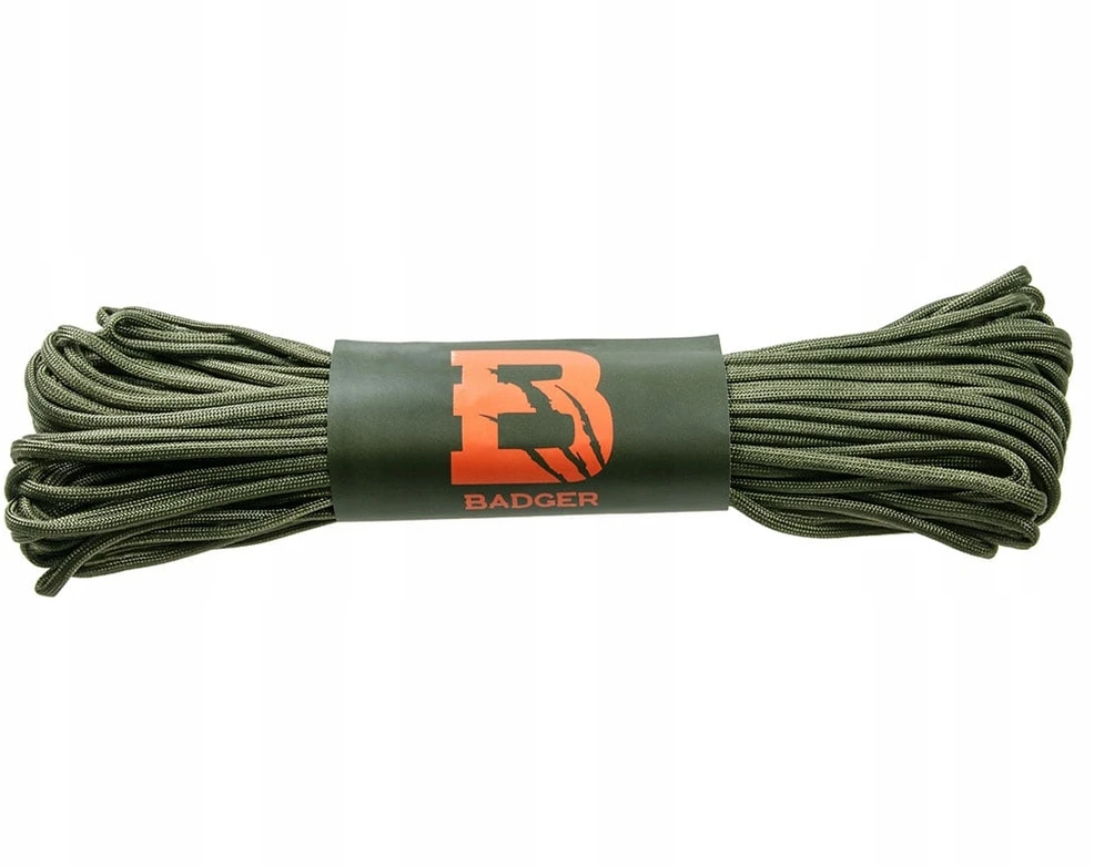 Virvutė PARACORD BADGER OUTDOOR 550 žalia 30 M