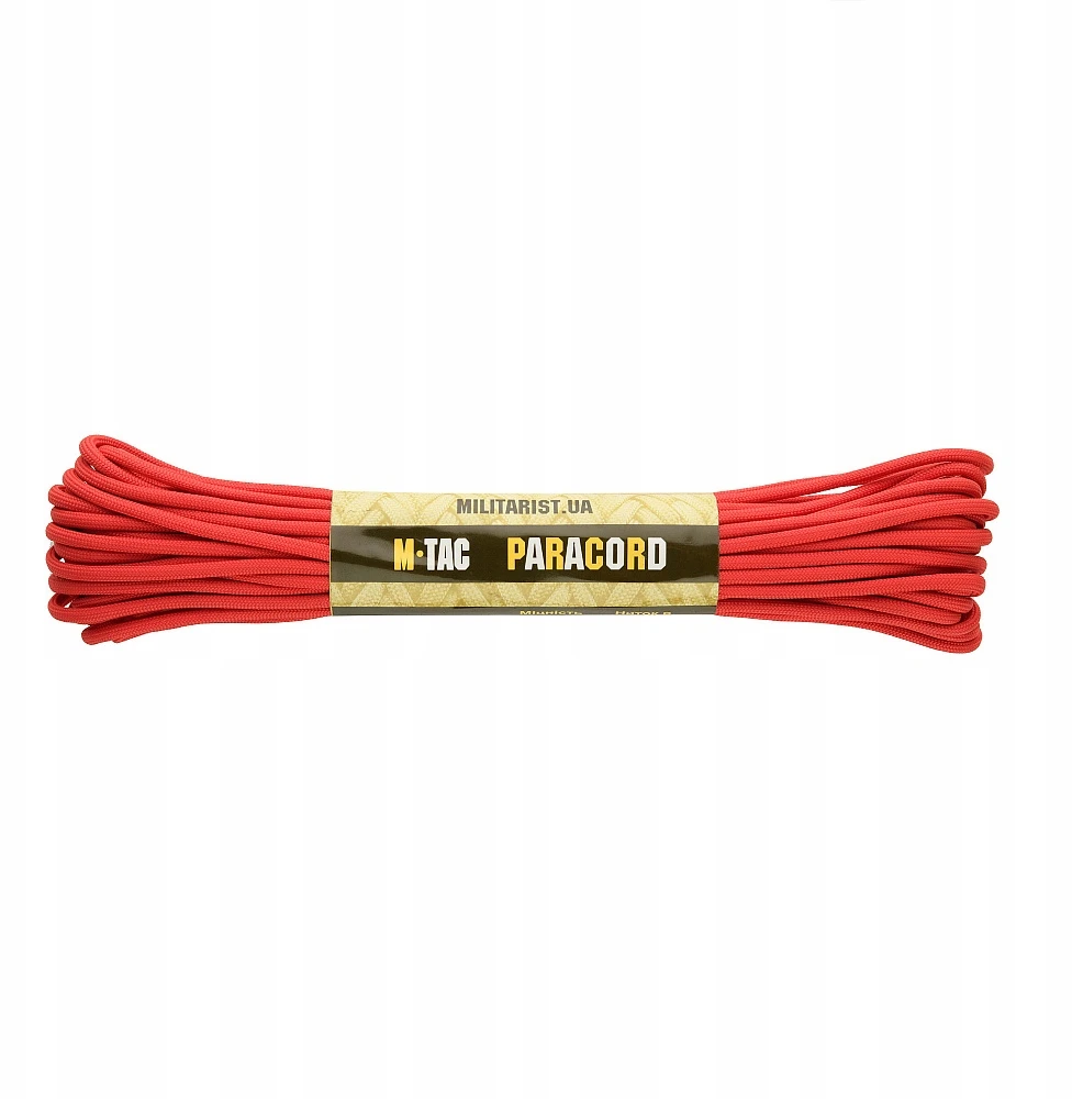 Paracord virvė M-Tac 550 Type III 15 M, raudona