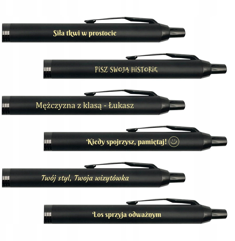 Parker Im Achromatic rašiklis su graviravimu ir dėžute