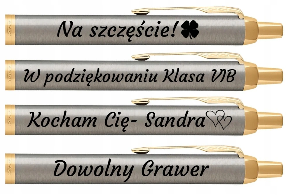 Parker Im Brushed Metal Gt rašiklio rinkinys su auksine apdaila