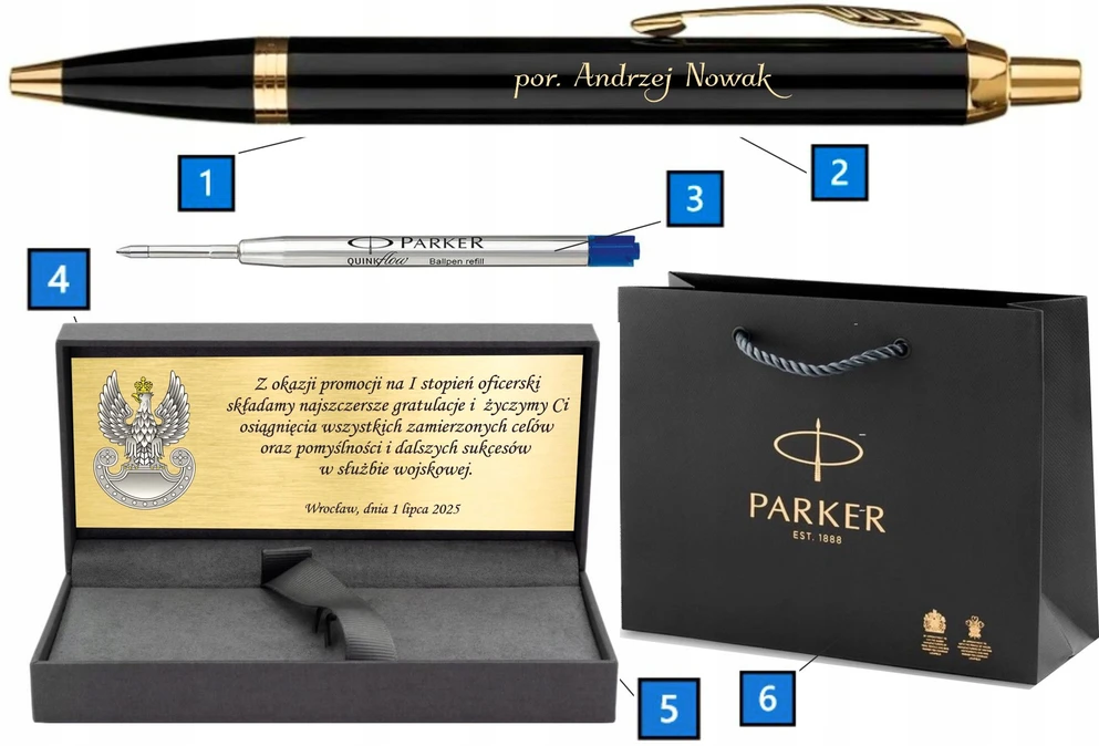 Parker Im Gt rašiklis su graviravimu – originali dovana