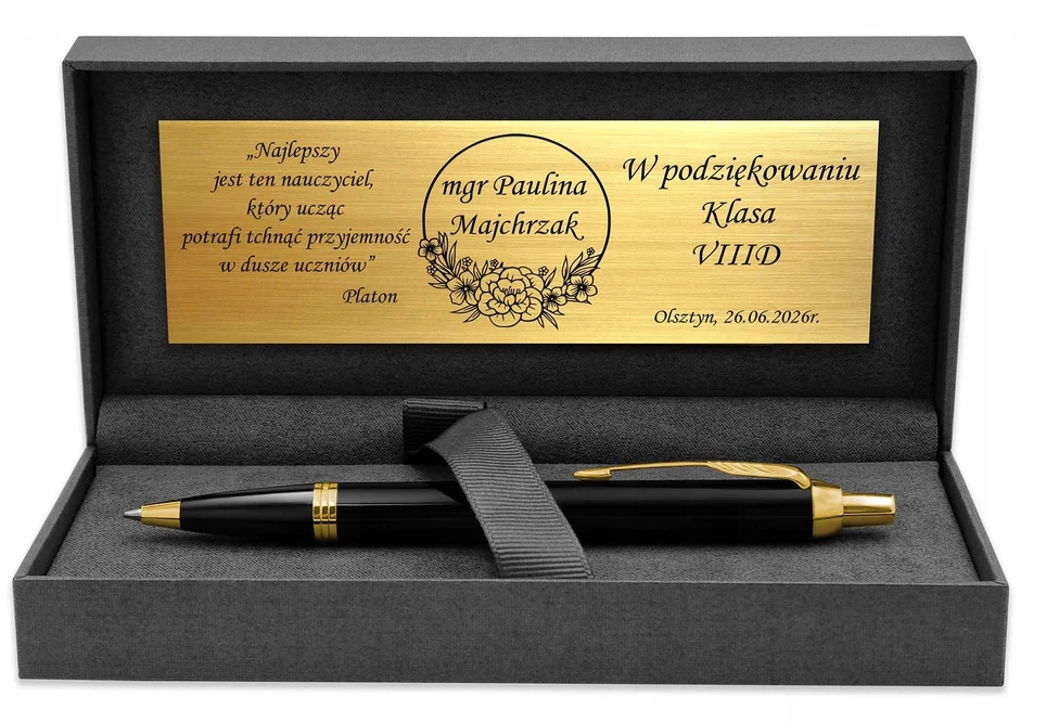 Parker Im Rašiklis Juodas Gt su Graviravimu - Dovana Mokytojui
