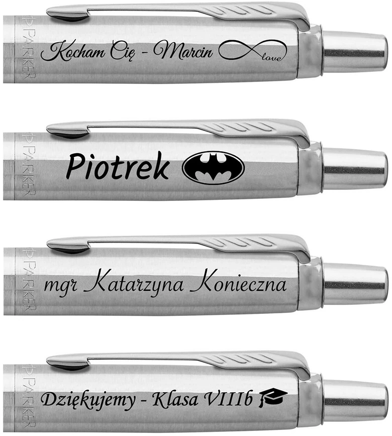 Parker Jotter 60 Rašiklis Raudonas su Graviravimu ir Dėklu - Dovana
