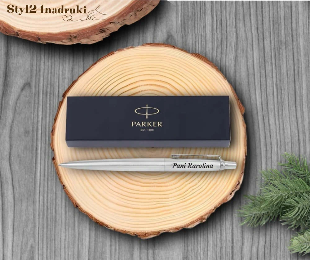 Parker Jotter Ct graviruotas sidabrinis rašiklis - elegantiška dovana